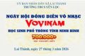 NGÀY HỘI BIỂU DIỄN VÕ NHẠC VOVINAM CỦA HỌC SINH TRƯỜNG THCS YÊN LỘC