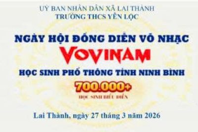 NGÀY HỘI BIỂU DIỄN VÕ NHẠC VOVINAM CỦA HỌC SINH TRƯỜNG THCS YÊN LỘC